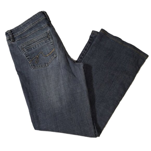 Vintage Denim Dynamite Hippie Low Rise Flare Bell Bottom Jeans Size 31 (Size 10) - Picture 16 of 16